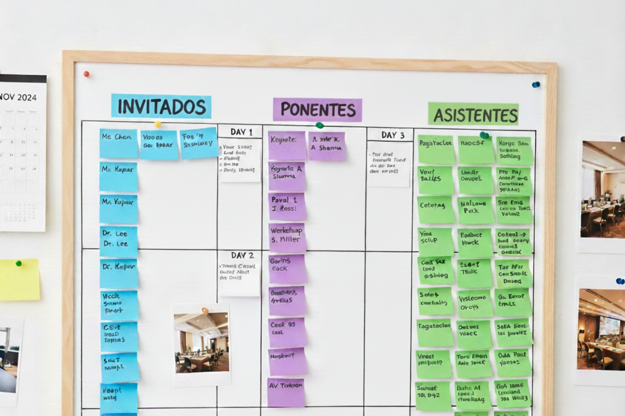 invitados a un evento mice